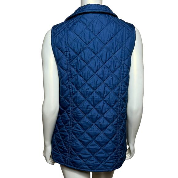 Marc New York Andrew Marc Quilted Vest – Size M – Blue, Polyester, Lightweight - Picture 5 of 8